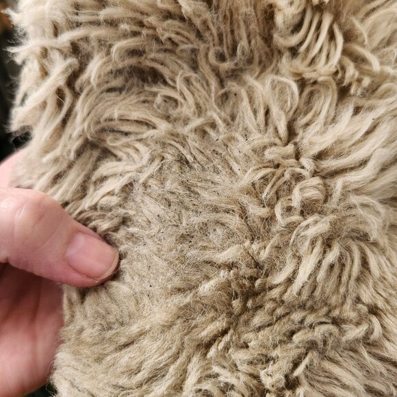 Vintage 1970's Boho Faux Fur Fuzzy Dress Length Coat, AS IS  Needs CLEANED - Picture 9 of 15